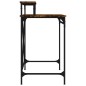 Scrivania Rovere Fumo 80x50x90 cm in Legno Multistrato e Ferro Scrivania Rovere Fumo 80x50x90 cm in Legno Multistrato e Ferro