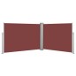 Tenda da Sole Laterale Retrattile Marrone 100x1000 cm Tenda da Sole Laterale Retrattile Marrone 100x1000 cm