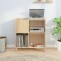 Mobile Porta Dischi Rovere Sonoma 84,5x38x89 Legno Multistrato Mobile Porta Dischi Rovere Sonoma 84,5x38x89 Legno Multistrato