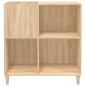 Mobile Porta Dischi Rovere Sonoma 84,5x38x89 Legno Multistrato Mobile Porta Dischi Rovere Sonoma 84,5x38x89 Legno Multistrato