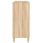 Mobile Porta Dischi Rovere Sonoma 84,5x38x89 Legno Multistrato Mobile Porta Dischi Rovere Sonoma 84,5x38x89 Legno Multistrato