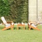 vidaXL Set Salotto da Giardino Adirondack 3pz Legno Massello di Acacia vidaXL Set Salotto da Giardino Adirondack 3pz Legno Massello di Acacia