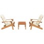 vidaXL Set Salotto da Giardino Adirondack 3pz Legno Massello di Acacia vidaXL Set Salotto da Giardino Adirondack 3pz Legno Massello di Acacia