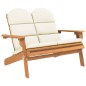 vidaXL Set Salotto da Giardino Adirondack 3pz Legno Massello di Acacia vidaXL Set Salotto da Giardino Adirondack 3pz Legno Massello di Acacia