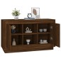 Credenza Rovere Marrone 102x35x60 cm in Legno Multistrato Credenza Rovere Marrone 102x35x60 cm in Legno Multistrato