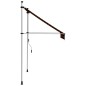 vidaXL Tenda da Sole Retrattile Manuale 150 cm Arancione e Marrone vidaXL Tenda da Sole Retrattile Manuale 150 cm Arancione e Marrone
