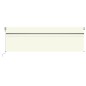 vidaXL Tenda Automatica con Parasole Sensore Vento e LED 5x3 m Crema vidaXL Tenda Automatica con Parasole Sensore Vento e LED 5x3 m Crema