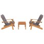 Set Salotto da Giardino Adirondack 3pz Legno Massello di Acacia Set Salotto da Giardino Adirondack 3pz Legno Massello di Acacia