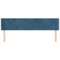 Testiera 2 pz Blu Scuro 80x5x78/88 cm in Velluto Testiera 2 pz Blu Scuro 80x5x78/88 cm in Velluto