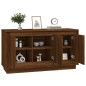 Credenza Rovere Marrone 102x35x55 cm in Legno Multistrato Credenza Rovere Marrone 102x35x55 cm in Legno Multistrato