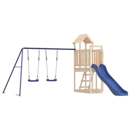 vidaXL Set da Gioco da Esterno in Legno Massello di Pino