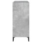 Mobile Porta Dischi Grigio Cemento 84,5x38x89 Legno Multistrato Mobile Porta Dischi Grigio Cemento 84,5x38x89 Legno Multistrato