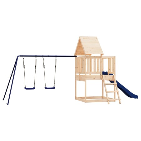 vidaXL Set da Gioco da Esterno in Legno Massello di Pino