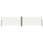 Tenda da Sole Laterale Retrattile Crema 140x600 cm Tenda da Sole Laterale Retrattile Crema 140x600 cm