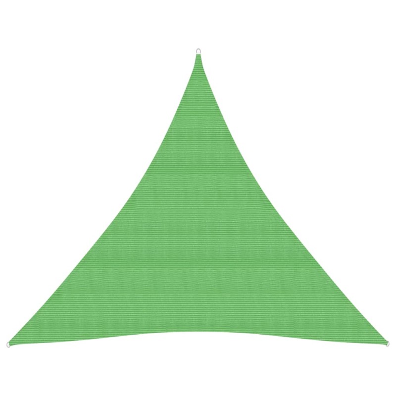 Vela Parasole 160 g/m² Verde Chiaro 4x4x4 m in HDPE Vela Parasole 160 g/m² Verde Chiaro 4x4x4 m in HDPE