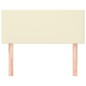 Testiera Crema 100x5x78/88 cm in Similpelle Testiera Crema 100x5x78/88 cm in Similpelle