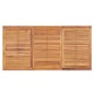 Set da Pranzo per Giardino 4 pz in Legno Massello di Teak
