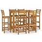 vidaXL Set da Bar da Giardino 7 pz in Legno Massello di Acacia vidaXL Set da Bar da Giardino 7 pz in Legno Massello di Acacia