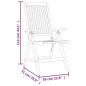 Sedie da Giardino Pieghevoli 4pz in Legno Massello di Eucalipto Sedie da Giardino Pieghevoli 4pz in Legno Massello di Eucalipto