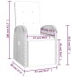 Set Mobili Giardino 3pz Grigio Polyrattan Legno Massello Acacia Set Mobili Giardino 3pz Grigio Polyrattan Legno Massello Acacia