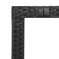 vidaXL Set Pranzo Giardino 9pz Nero Polyrattan e Legno Massello Acacia