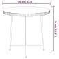 Set da Pranzo da Giardino 5 pz in Polyrattan