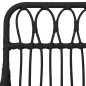 Set da Pranzo da Giardino 7 pz Nero in Polyrattan