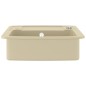 vidaXL Lavello da Cucina in Granito Vasca Singola Beige