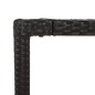 vidaXL Set da Pranzo Giardino 9pz con Cuscini Nero e Grigio Polyrattan vidaXL Set da Pranzo Giardino 9pz con Cuscini Nero e Grigio Polyrattan