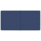 Pannelli Murali 12 pz Blu 60x30 cm in Tessuto 2,16 m² Pannelli Murali 12 pz Blu 60x30 cm in Tessuto 2,16 m²