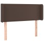 Testiera ad Orecchio Marrone 103x16x78/88 cm in Similpelle Testiera ad Orecchio Marrone 103x16x78/88 cm in Similpelle