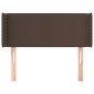 Testiera ad Orecchio Marrone 103x16x78/88 cm in Similpelle Testiera ad Orecchio Marrone 103x16x78/88 cm in Similpelle