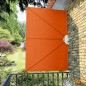 Tenda Laterale per Terrazza Pieghevole Terracotta 240x160 cm