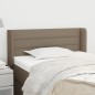 vidaXL Testiera ad Orecchio Tortora 103x16x78/88 cm in Tessuto vidaXL Testiera ad Orecchio Tortora 103x16x78/88 cm in Tessuto