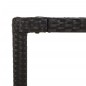 Set da Pranzo da Giardino 7 pz Nero con Cuscini in Polyrattan Set da Pranzo da Giardino 7 pz Nero con Cuscini in Polyrattan
