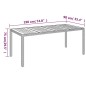 Set da Pranzo da Giardino 7 pz con Cuscini in Polyrattan Grigio Set da Pranzo da Giardino 7 pz con Cuscini in Polyrattan Grigio