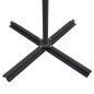 vidaXL Ombrellone a Sbalzo con LED e Palo Acciaio 250x250 cm Antracite