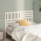 vidaXL Testiera per Letto Bianca 166x4x100cm in Legno Massello di Pino vidaXL Testiera per Letto Bianca 166x4x100cm in Legno Massello di Pino