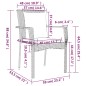 Set da Pranzo da Giardino 7 pz con Cuscini in Polyrattan Grigio Set da Pranzo da Giardino 7 pz con Cuscini in Polyrattan Grigio