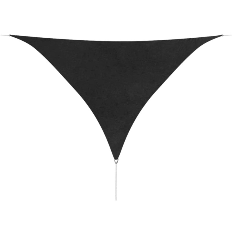 Parasole a Vela Oxford Triangolare 5x5x5 m Antracite Parasole a Vela Oxford Triangolare 5x5x5 m Antracite