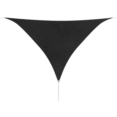 Parasole a Vela Oxford Triangolare 5x5x5 m Antracite