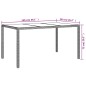 Set da Pranzo da Giardino 5 pz Nero con Cuscini in Polyrattan Set da Pranzo da Giardino 5 pz Nero con Cuscini in Polyrattan