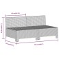 Set Divani da Giardino 7 pz con Cuscini in Polyrattan Grigio Set Divani da Giardino 7 pz con Cuscini in Polyrattan Grigio