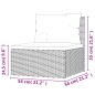 Set Salotto da Giardino con Cuscini 7pz Nero Polyrattan Set Salotto da Giardino con Cuscini 7pz Nero Polyrattan