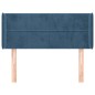 Testiera ad Orecchio Blu Scuro 103x16x78/88 cm in Velluto Testiera ad Orecchio Blu Scuro 103x16x78/88 cm in Velluto