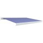 Tenda a Cassonetto Motorizzata 400x300 cm Blu e Bianco Tenda a Cassonetto Motorizzata 400x300 cm Blu e Bianco