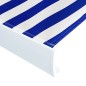 Tenda a Cassonetto Motorizzata 400x300 cm Blu e Bianco Tenda a Cassonetto Motorizzata 400x300 cm Blu e Bianco