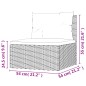 Set Salotto da Giardino con Cuscini 7pz Nero Polyrattan