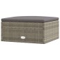 vidaXL Set Divani da Giardino 9 pz con Cuscini in Polyrattan Grigio vidaXL Set Divani da Giardino 9 pz con Cuscini in Polyrattan Grigio
