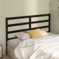 Testiera per Letto Nera 166x4x100 cm in Legno Massello di Pino Testiera per Letto Nera 166x4x100 cm in Legno Massello di Pino